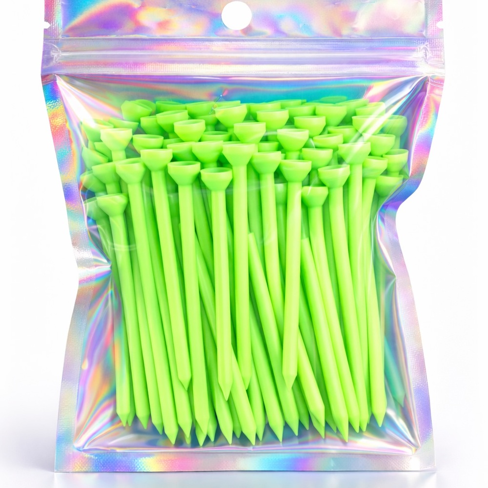 Neon Green Golf Tees - 50 pack